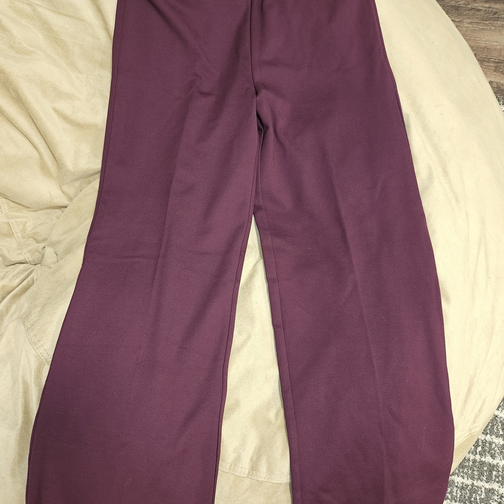 J. McLaughlin Women's Wide Leg Pants in Deep Plum